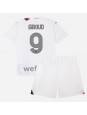 AC Milan Olivier Giroud #9 Vieraspaita Lasten 2023-24 Lyhythihainen (+ shortsit)